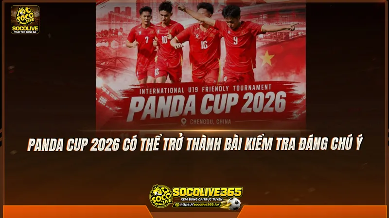 Panda Cup 2026 có thể trở thành bài kiểm tra đáng chú ý